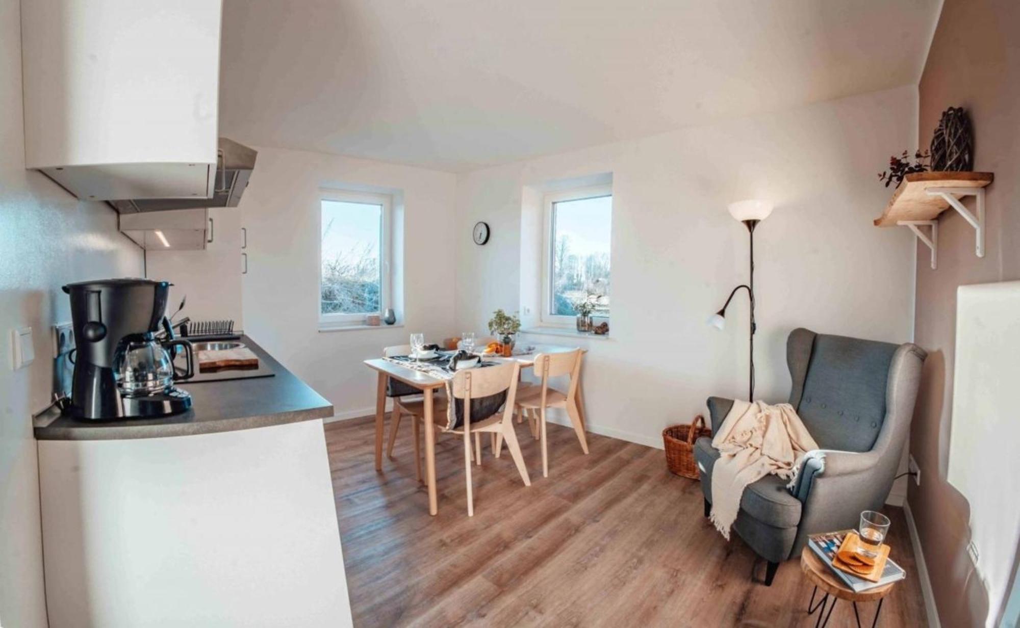 Ferienwohnung Knickblick Brebel Exterior foto